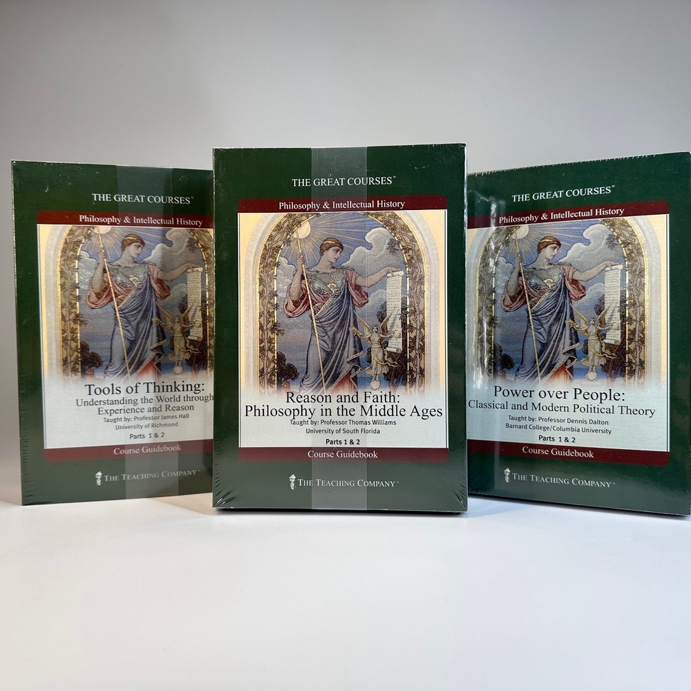 The Great‎ Courses Philosophy & Intellectual History 3 Courses Guidebooks & DVDs